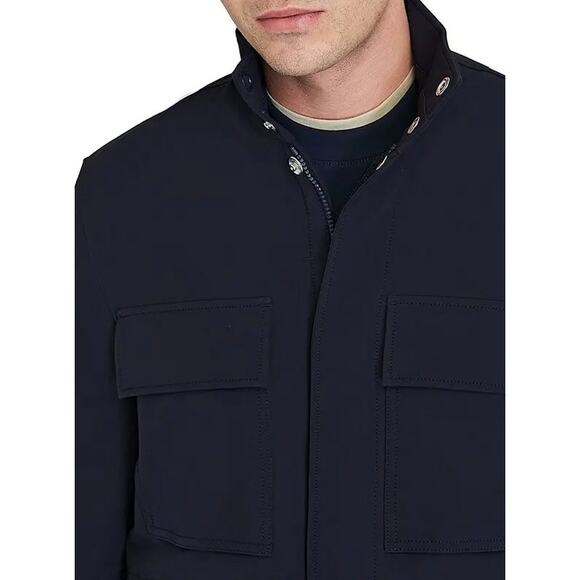CLUB MONACO CMTech M65 Stretch Jacket Nylon Navy Blue Sz L $298 - Picture 4 of 8